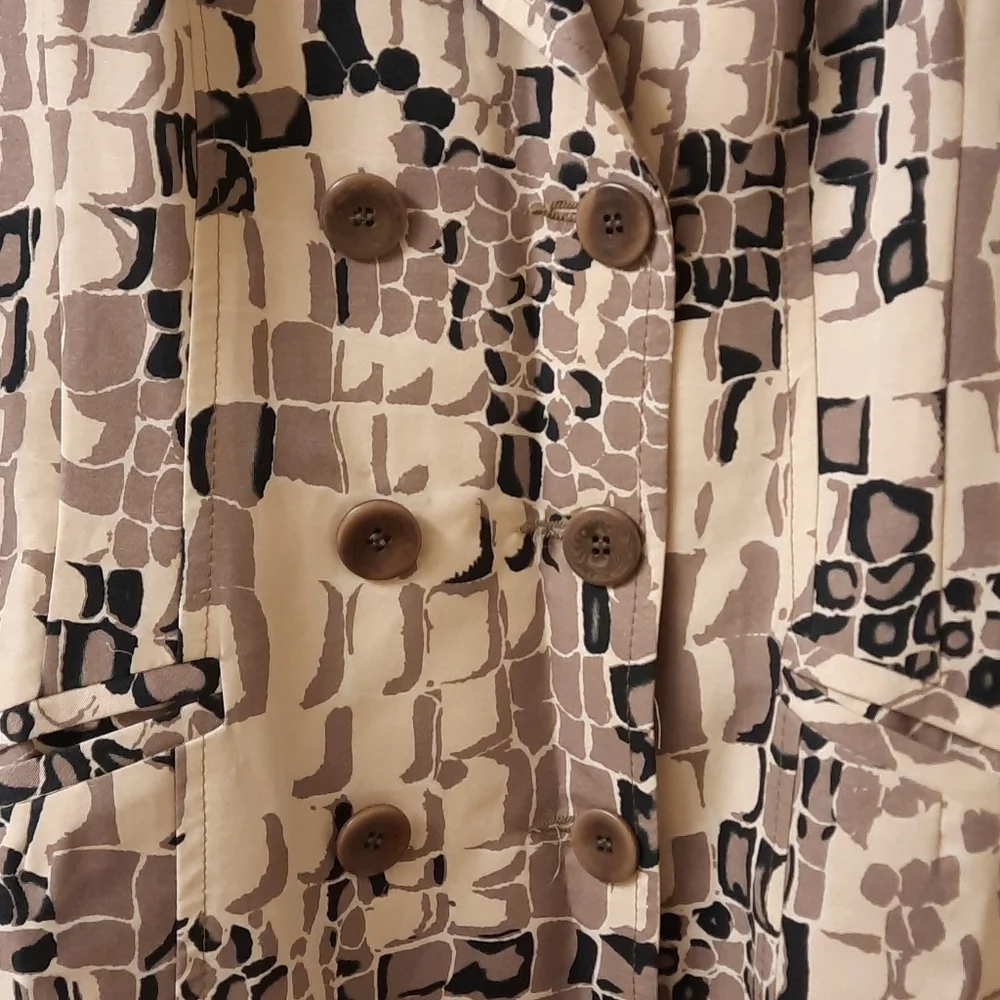 Nanette Lepore 'Racy Croc' Trench Coat